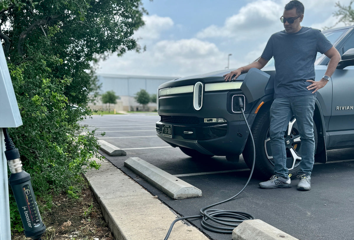 Comparing the J+ BOOSTER 2 Charger to Rivian’s Portable Charger: Which is Better for Your EV?